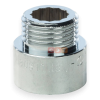 Удлинительная гайка усиленная латунная (хромированная)  1/2" х 15 General Fittings