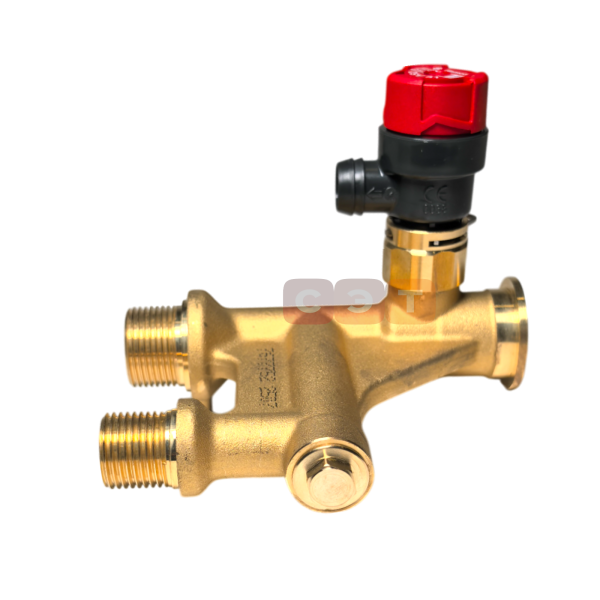 Гидроблок латунь левый