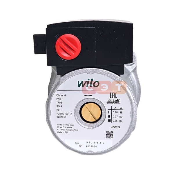 Двигатель циркуляционного насоса Wilo KSL15/5-3