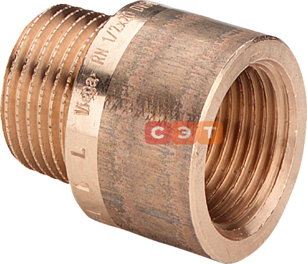 Удлинитель бронзовый НВ  3/4" х 40 (Viega)