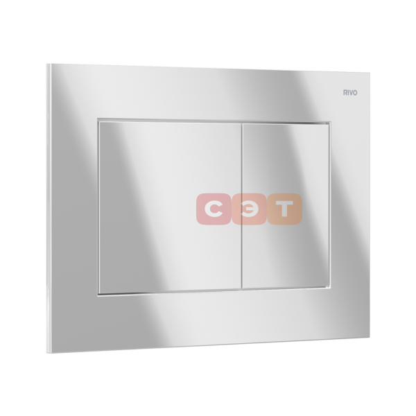 Панель смыва RIVO Touch Line Белый глянец 