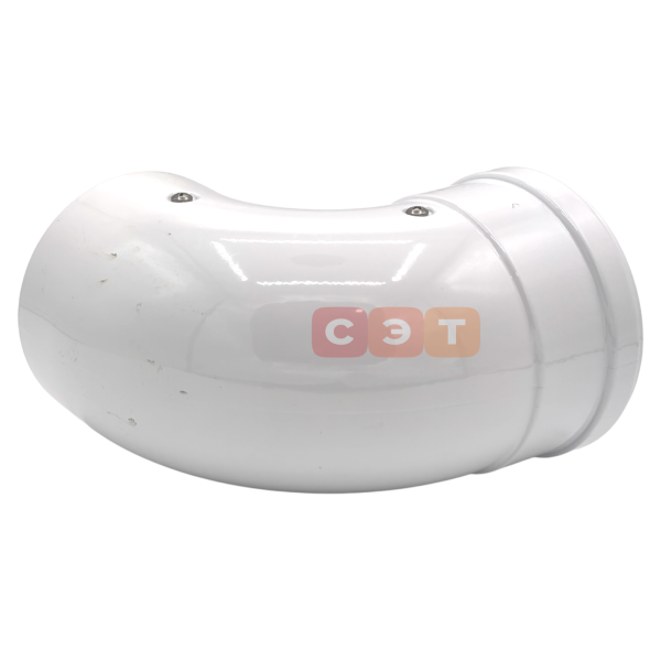 Колено коаксиальное стартовое (хомут) Ø 60/100 мм