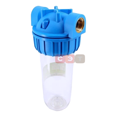 Одинарная колба фильтра 10" (Medium) Plus 3P SX  1/2"