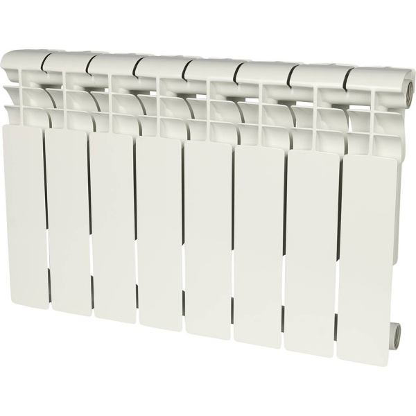 Радиатор алюминиевый секционный RAL 9016 Rommer Profi 350 ( 6 секций)