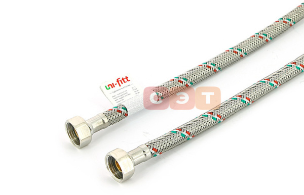 Гибкая подводка для воды В/В (1/2") длина 1,5 м