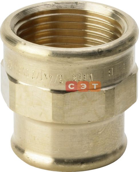 Муфта переходная бронзовая ВР-ВР  3/4" x 1/2"   (Viega)