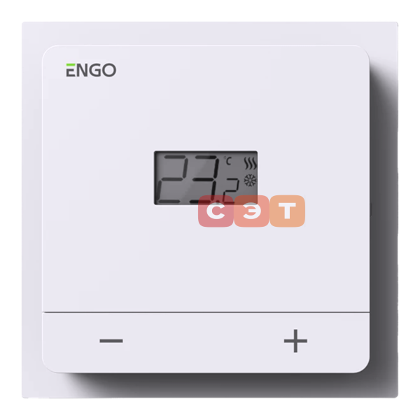 Рамка для терморегуляторов EASY/E20, белая Engo  BEZEL-W