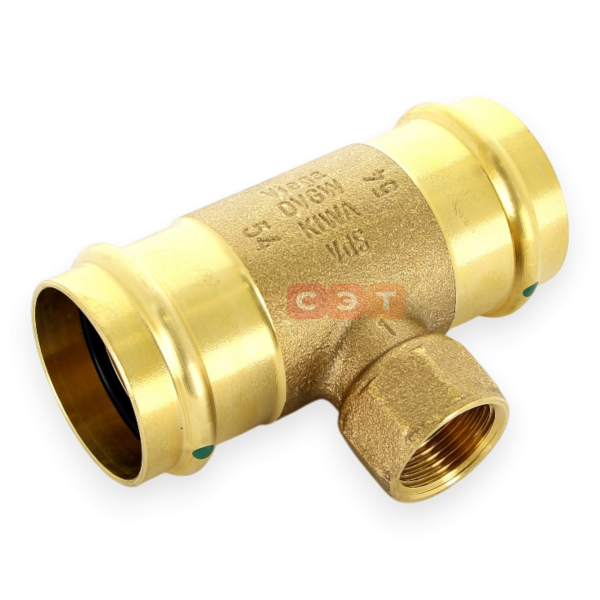 Тройник пресс с ВР Sanpress SC-Contur 54x1'x54