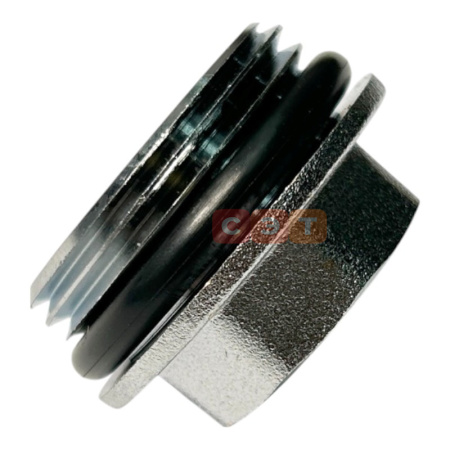 Переходник НВ 1" х 1/2" с прокладкой O-RING, хромированный