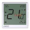 Беспроводной терморегулятор, белый, с модулем Zigbee (с аккумулятором, со встроенным датчиком влажности, с возможностью подключения датчика пола) Engo  EONE-BATW