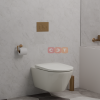 Панель смыва RIVO Touch Neo Латунь матовая