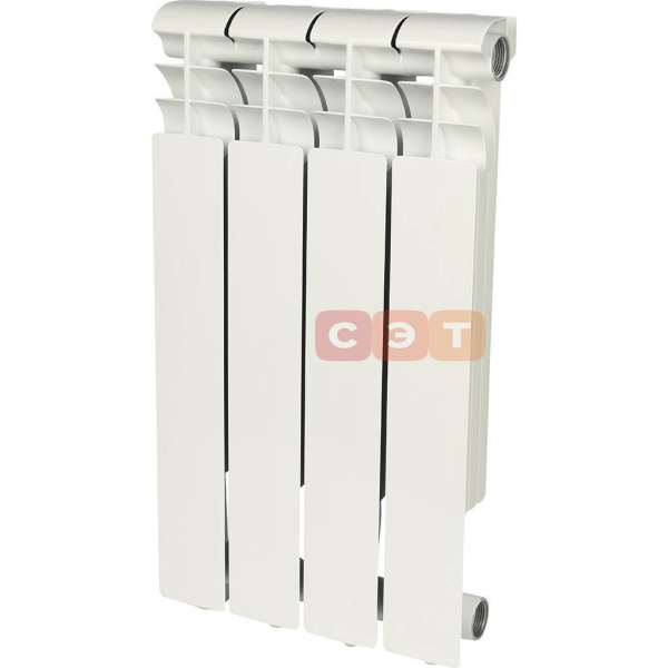 Радиатор алюминиевый секционный RAL 9016 Rommer Profi 500 ( 4 секций)