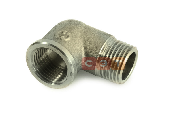Угол ВР-НР латунный (никелированный)  3/4" General Fittings