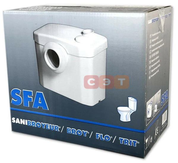 Насос-измельчитель SANIBROYEUR (400Вт, 1х220-240В, 50Гц, IP44, подключение:1х100 )SFA