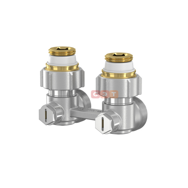 Узел нижнего подключения Exclusive Line E1/50 угловой, 1/2x3/4" c ниппелями 1/2"