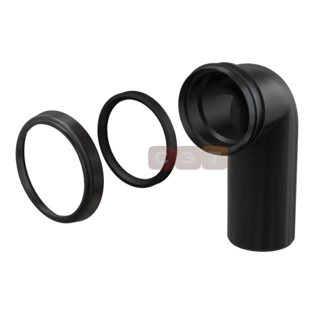 Колено стока, комплект DN90/90 ALCA PLAST (M908)