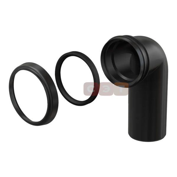 Колено стока, комплект DN90/90 ALCA PLAST (M908)