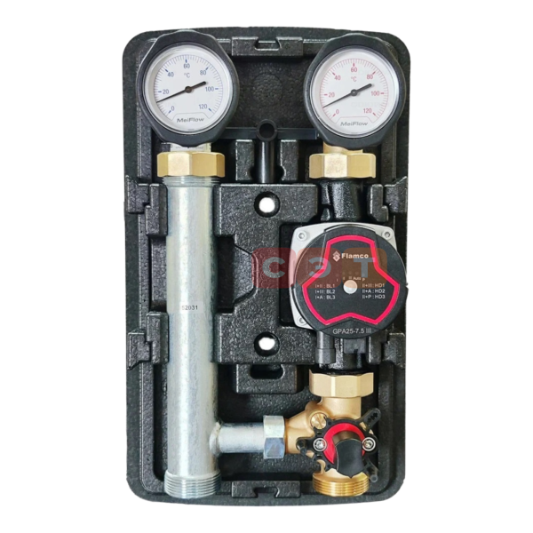 Насосная группа со смесителем MeiFlow Top S MC DN25 Grundfos UPM3 Hybrid 25-70