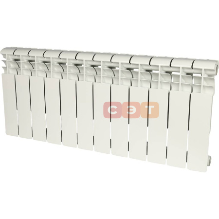 Радиатор алюминиевый секционный RAL 9016 Rommer Profi 350 (12 секций)