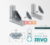Соединение угловое 180°/90°/45° RIVO Fix