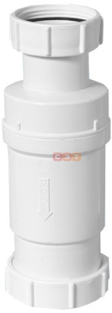 Сифон 11/2-50 компактный с обратным клапаном 