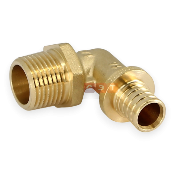 Угол аксиальный с НР Uni-Fitt 16х1/2"