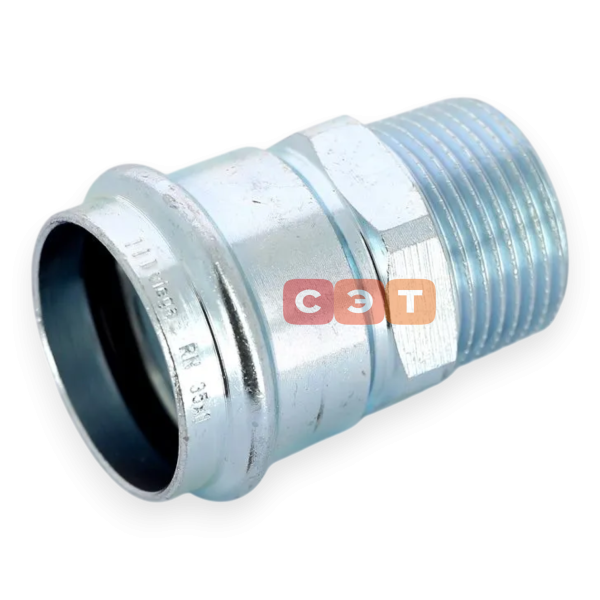 Муфта с НР  15 х 1/2" оцинкованная сталь (Prestabo) серия 1111