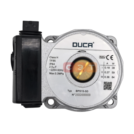 Двигатель циркуляционного насоса Duca BPS15-5D (Bosh/Buderus) против часовой стрелки  