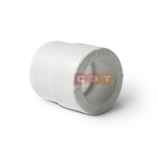 Муфта белая редукционная ВН полипропиленовая  63 х 25  Pro Aqua