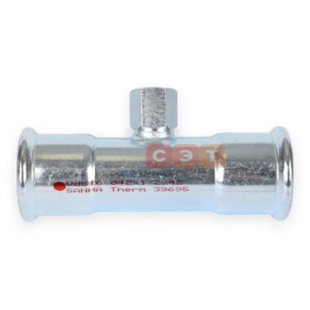 Тройник с ВР оцинкованный 24130G  15х1/2"х15 SANHA