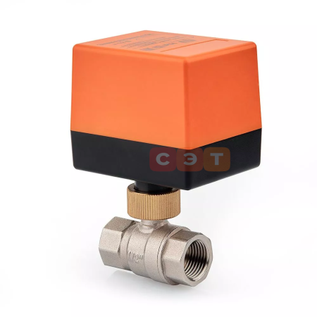 Шаровой кран с электроприводом GL 12V 1/2" Pn20