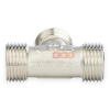Тройник НР-НР-НР латунный (никелированный)  3/4" General Fittings
