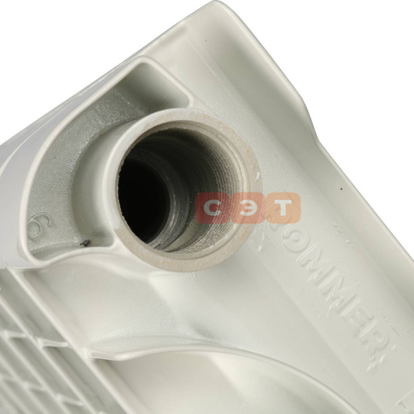 Радиатор алюминиевый секционный RAL 9016 Rommer Profi 500 (12 секций)