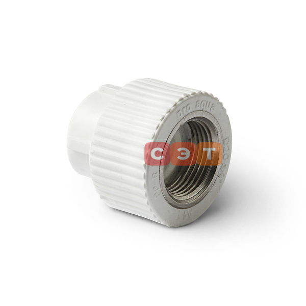 Муфта белая с ВР  50х1"1/2'  Pro Aqua