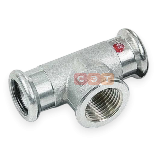 Тройник с ВР оцинкованный 24130G  15х1/2"х15 SANHA