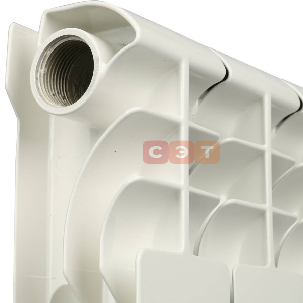 Радиатор алюминиевый секционный RAL 9016 Rommer Profi 500 ( 4 секций)