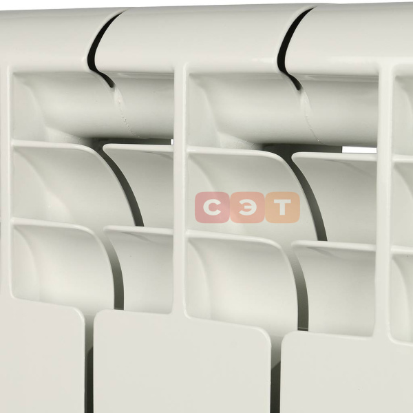 Радиатор алюминиевый секционный RAL 9016 Rommer Profi 500 (12 секций)