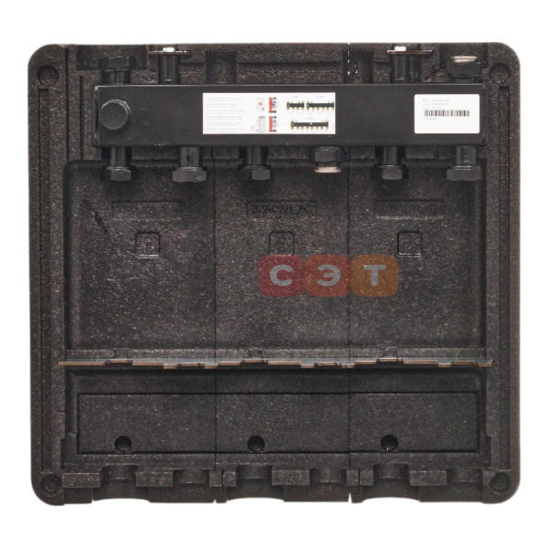 Комбинированная гребенка DN 20 с гидрострелкой 2 контура (с крепежом и теплоизоляцией, Q=2 м³/ч) Elsen