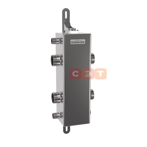 Гидравлический разделитель из нерж. стали GRSS- 150-40   (150 кВт, вход G 1 1/2'', выход G 1 1/2'', м.р.=250мм)