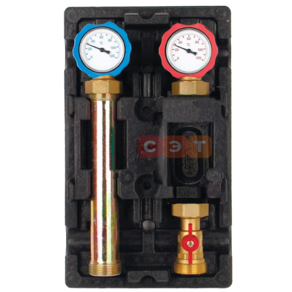 Насосная группа с прямым контуром 1" Rommer (без насоса)