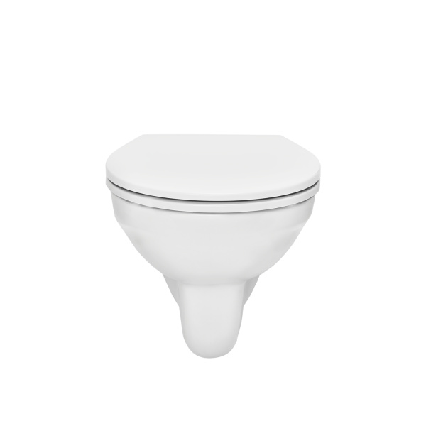 Инсталляция TECEbase +унитаз модель Basic (панель-прямоугольные кнопки, нержавеющая сталь, сатин)  /модуль, комплект крепежа, панель смыва,  изоляционная пластина/