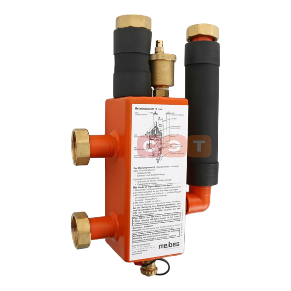 Гидравлическая стрелка 32 (3 м3/час, 85 кВт при ΔТ=25 °C, нержавеющая сталь) DN 32