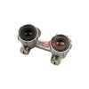 Узел нижнего подключения Exclusive Line E1/50 угловой, 1/2x3/4" c ниппелями 1/2"