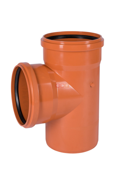 Тройник 87* прямой 200/200 KG