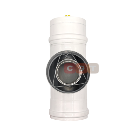 Конденсатосборник коаксиальный Т-образный Ø 60/100 мм  (для традиционных котлов)