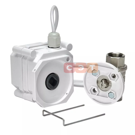 Полнопроходной шаровой кран с электроприводом 12V (серия TIEMME)  3/4"