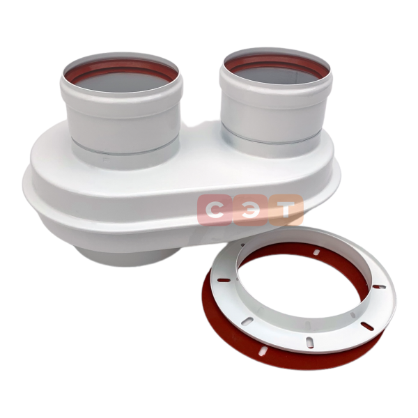 Адаптер котла одноблочный алюминий TR.8028