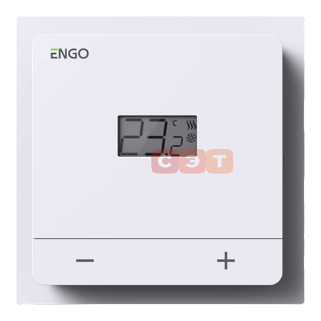 Рамка для терморегуляторов EASY/E20, белая Engo  BEZEL-W
