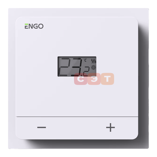 Рамка для терморегуляторов EASY/E20, белая Engo  BEZEL-W