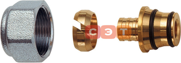 Концовка для пластиковых труб (М24х19) 20 х 2